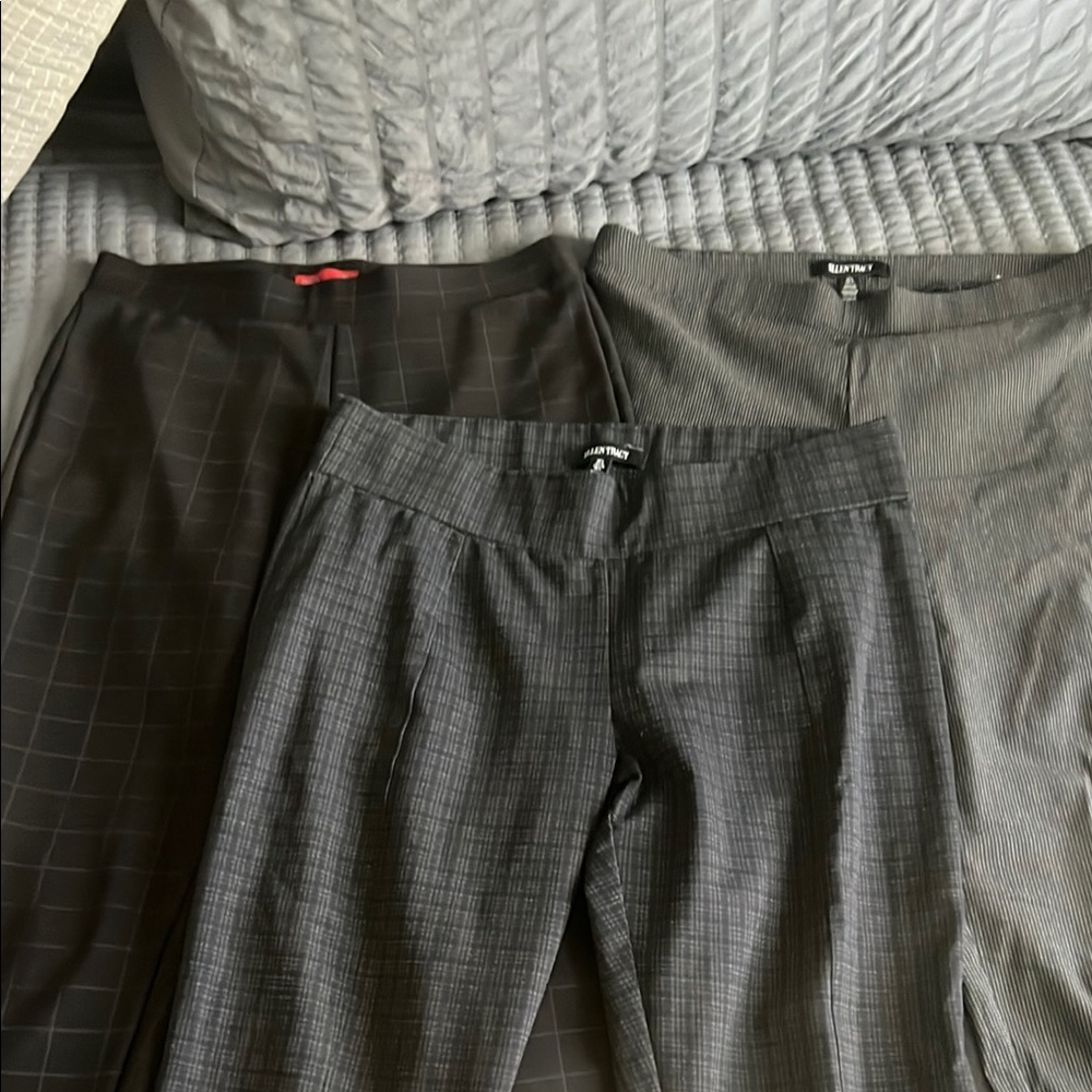 Three Pairs of EUC Pull On Work Pants